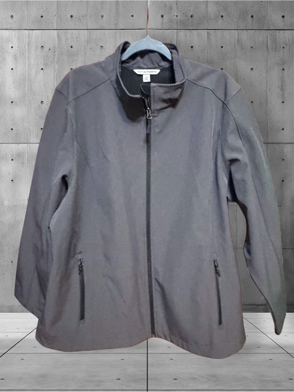 Port Authority Women's Charcoal Lightweight Jacket - Dark Gray size 3X